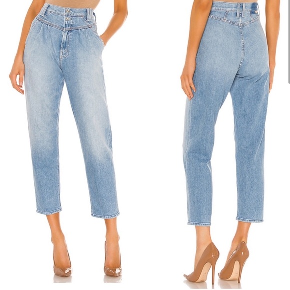 MOTHER Superior The Pleated Poplar Leg Jeans Straight Leg Size 27 - Picture 2 of 10